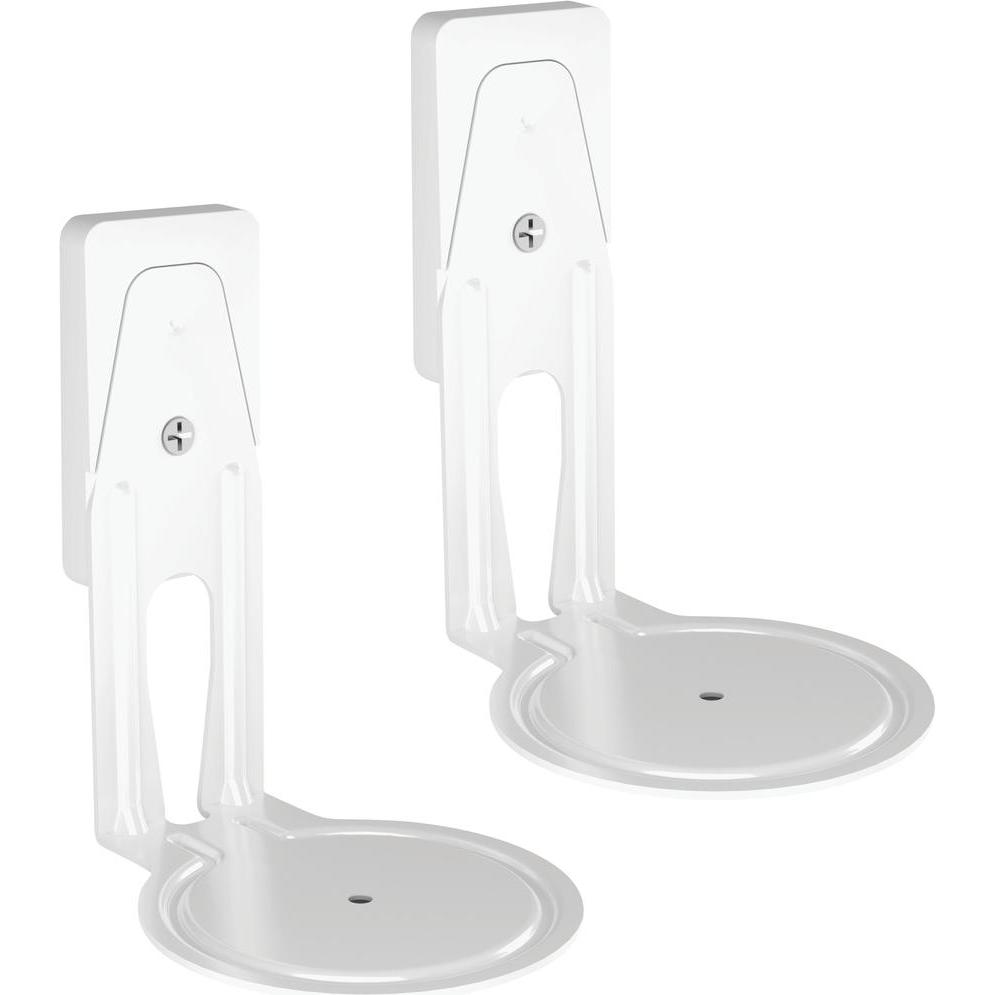 Sanus 36579 (Installazione a parete, Non mobile), Stativo + Montaggio a muro per altoparlanti, Bianco