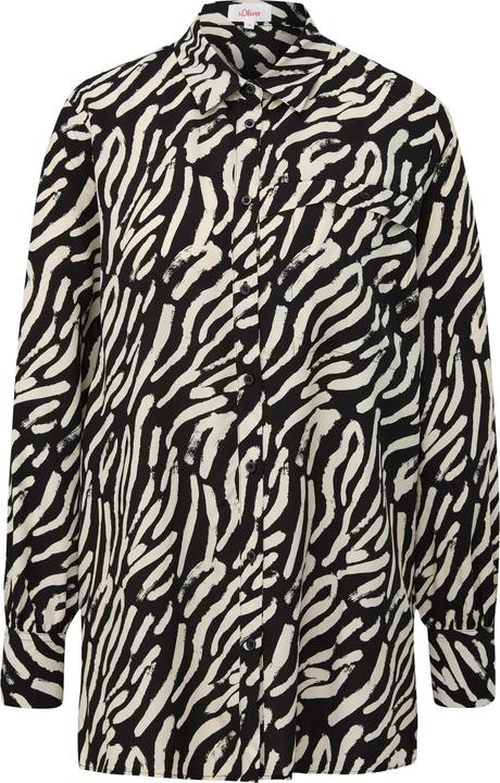Produktbild s.Oliver Bluse Longbluse aus reiner Viskose (38)