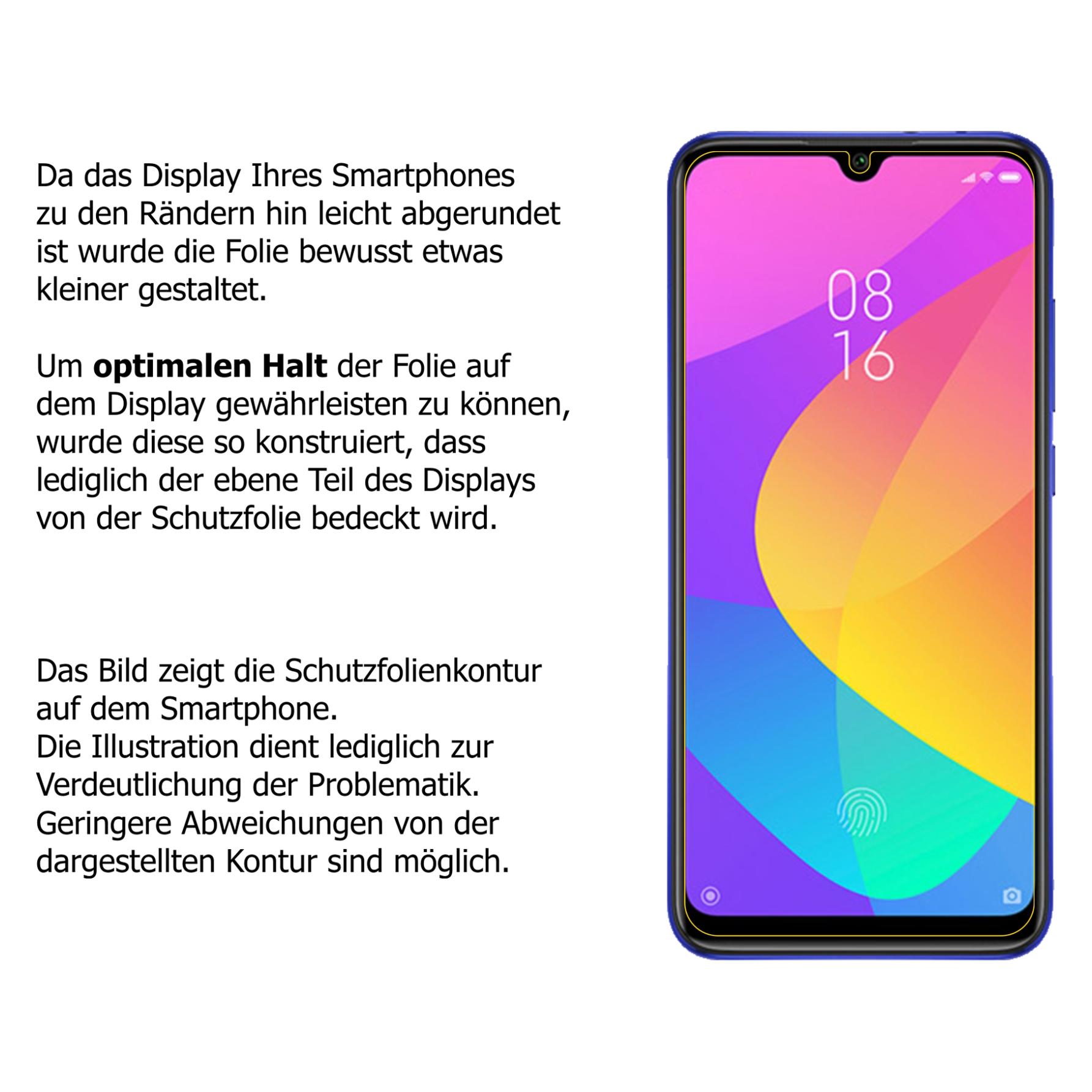 dipos I 2X Pellicola Protettiva Compatibile con Xiaomi Mi A3