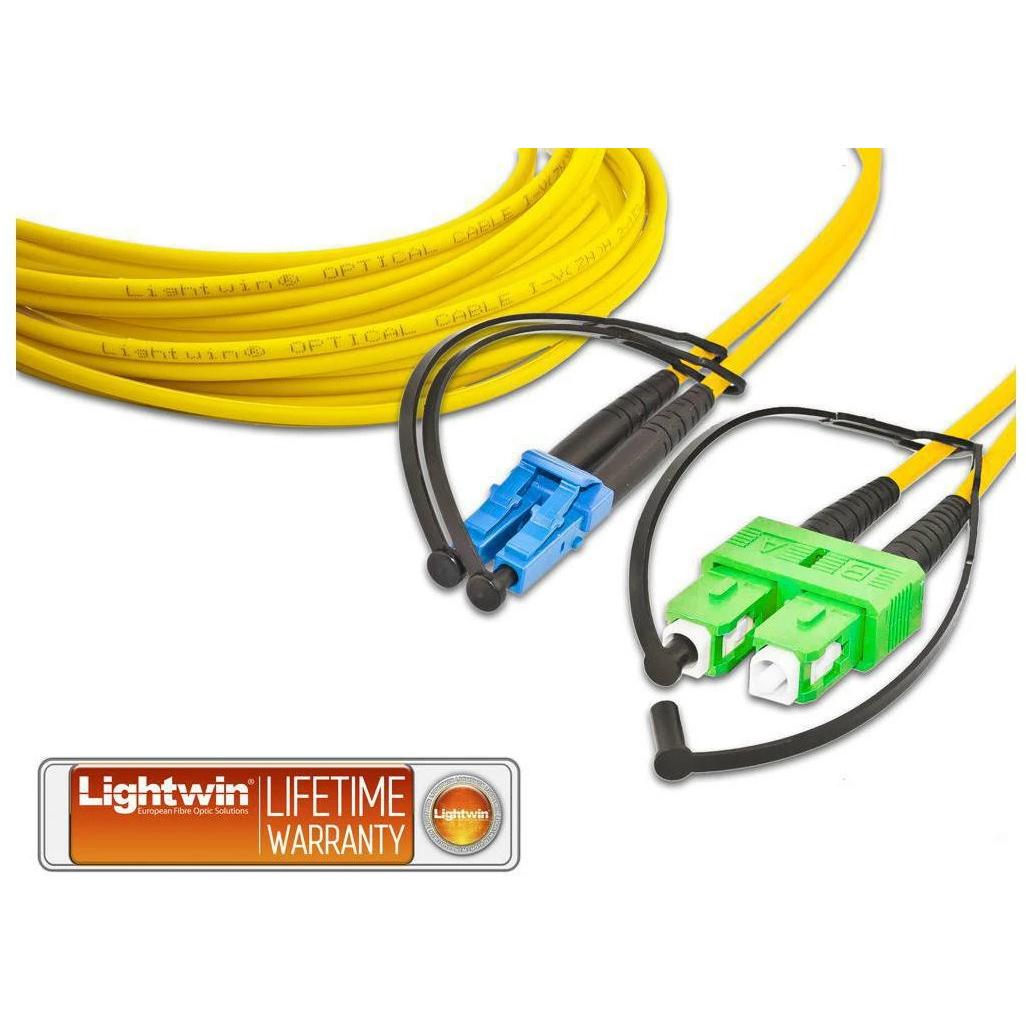 Thumbnail - Lightwin LWL HQ Duplex Patchkabel, 1m (CAT6, 1 m), Netzwerkkabel