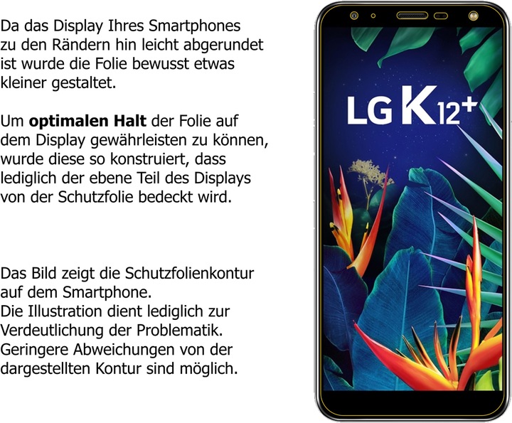 Produktbild Dipos Displayschutzfolie Antireflex (2 Stück, LG K12+)