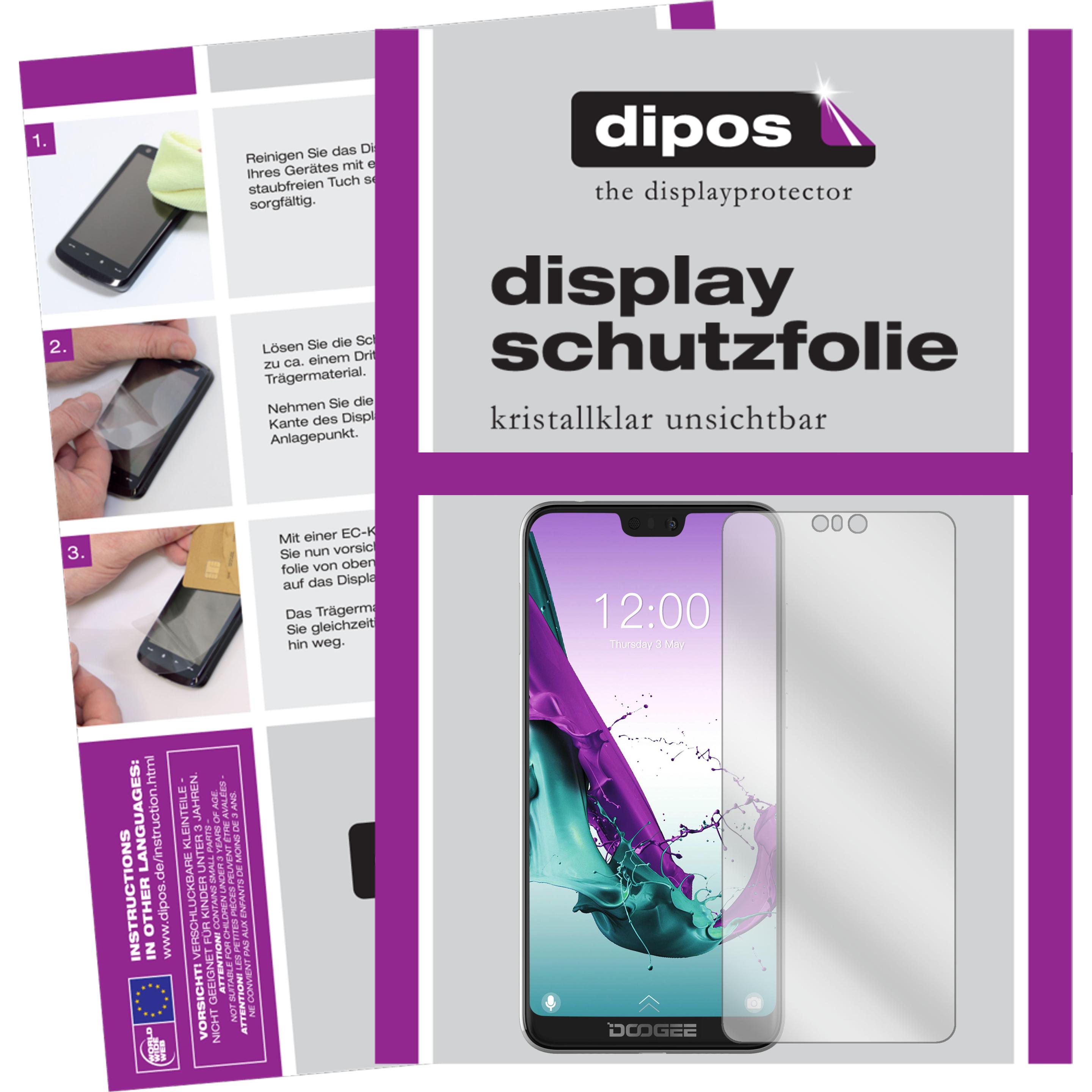 Thumbnail - Dipos Displayschutzfolie Crystalclear (2 Stück, Doogee N10), Smartphone Schutzfolie, Transparent