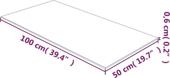 Actual product image VidaXL Desmond (50 x 100 cm)
