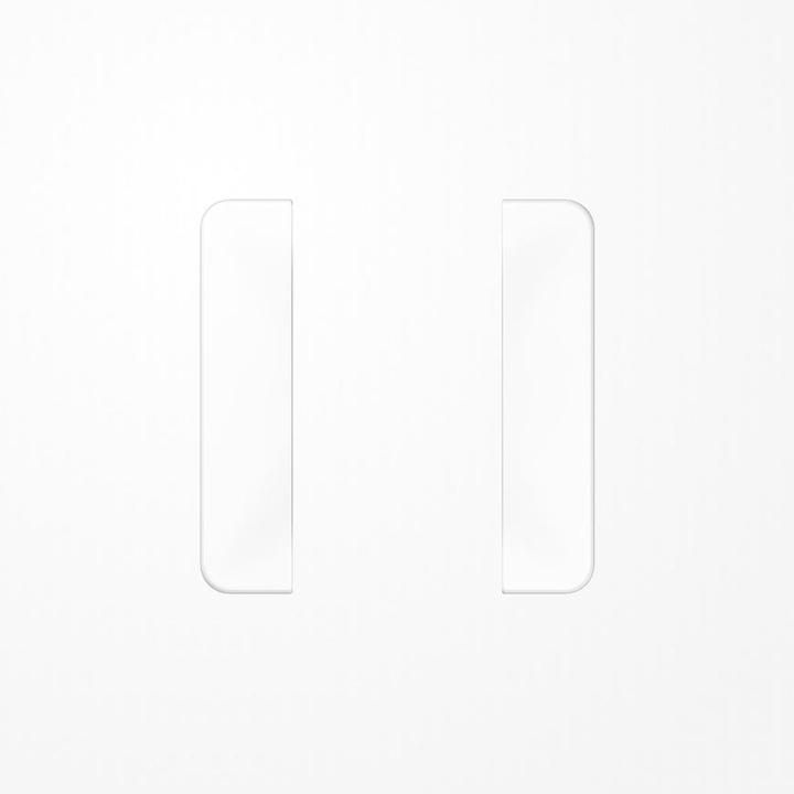 Actual product image JUNG Push-button set, 1-gang complete CD 501 TSAWW