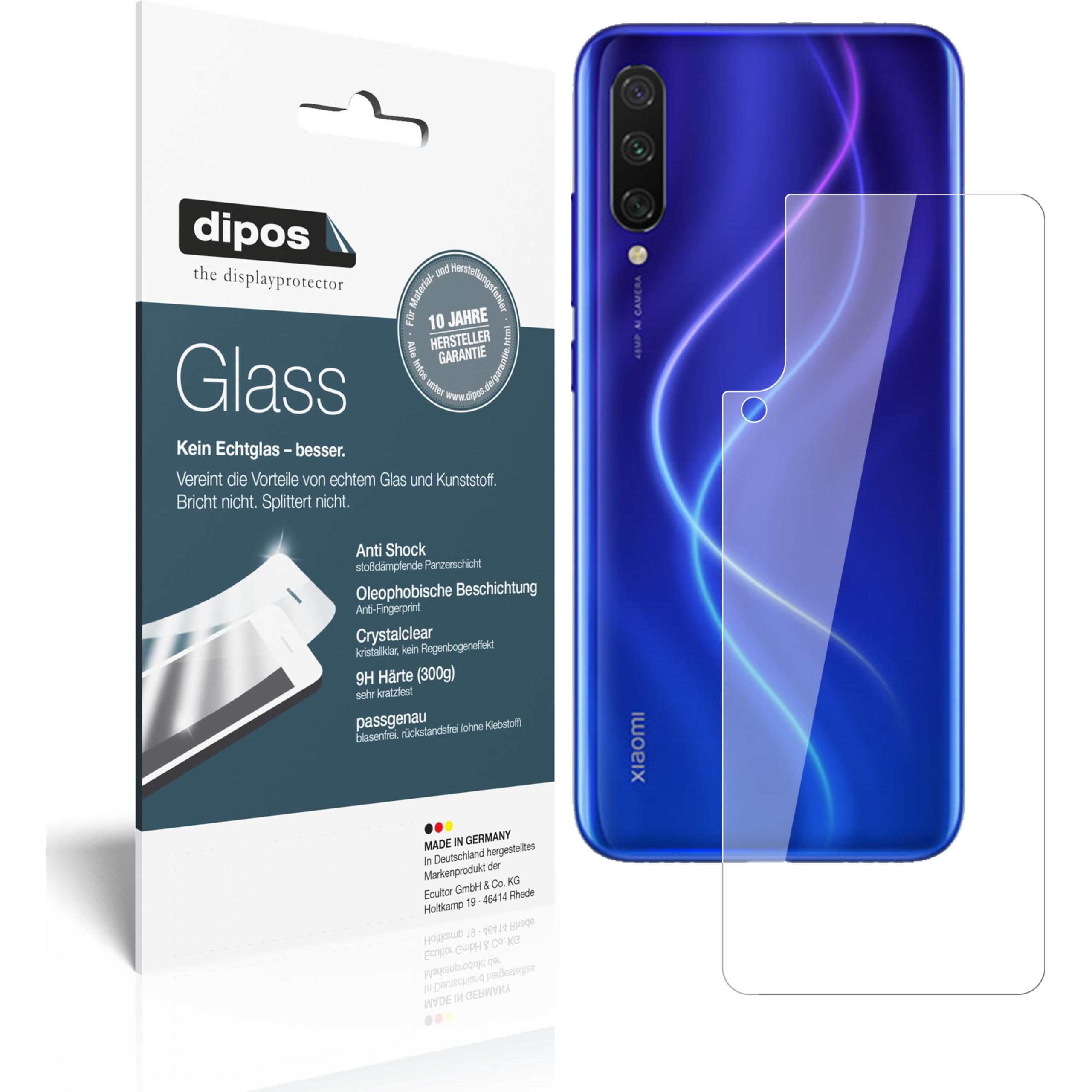 Dipos Displayschutz Anti-Shock (2 Stück, Xiaomi Mi A3), Smartphone Schutzfolie, Transparent