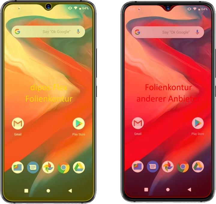 Actual product image Dipos Screen Protector Full-Cover 3D (3 pcs., Umidigi S3 Pro)