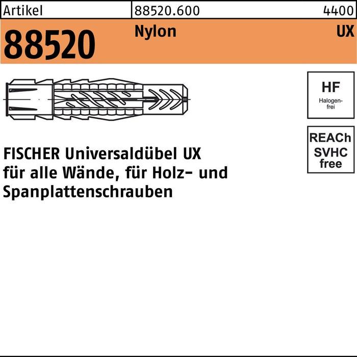 Actual product image Fischer Universal dowel UX 12 x 70 70 m (25 pcs.)