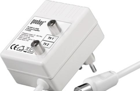 Image du produit Goobay Amplificateur d'antenne à deux appareils (Amplificateur)