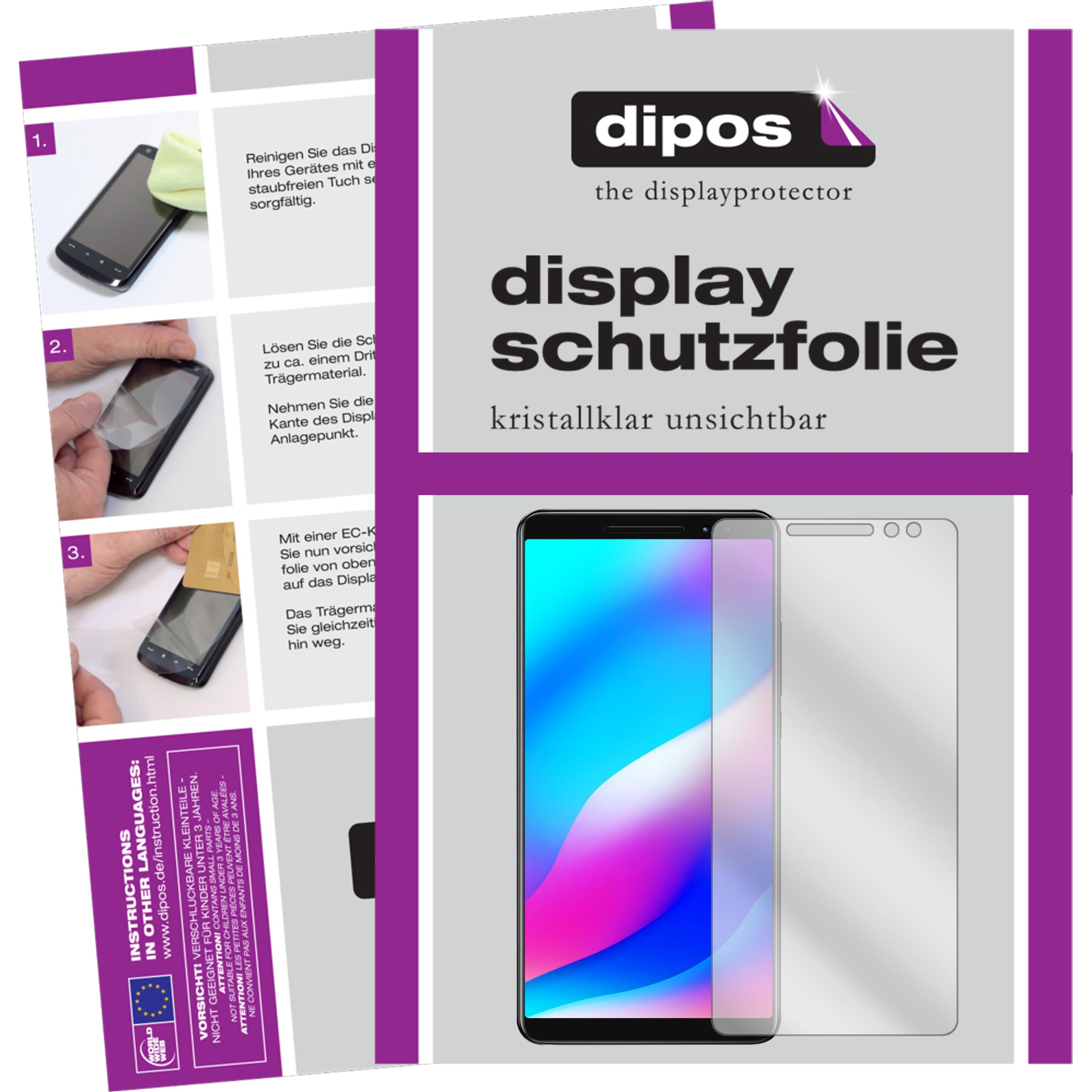 Dipos Displayschutzfolie Crystalclear (6 Stück, Blackview Max 1), Smartphone Schutzfolie, Transparent