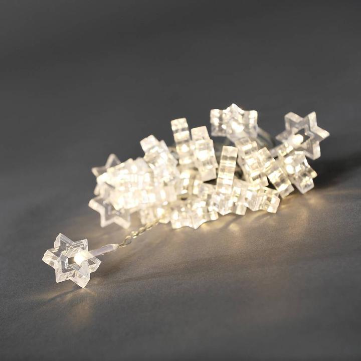 Immagine prodotto Konstsmide Catena luminosa decorativa a LED, stelle trasparenti (2.30 m)