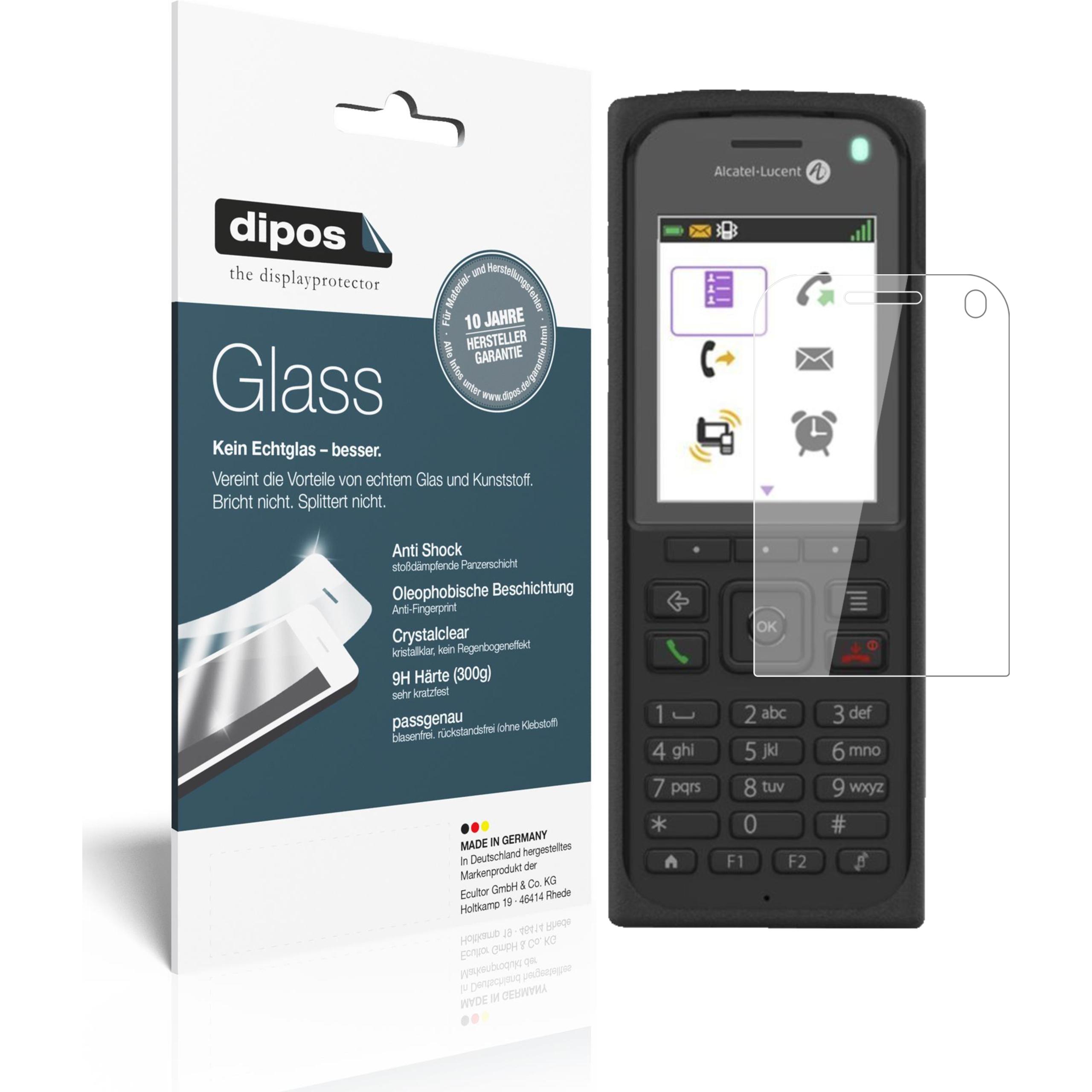 Dipos Displayschutz Anti-Shock (2 Stück, Alcatel 8262), Smartphone Schutzfolie, Transparent