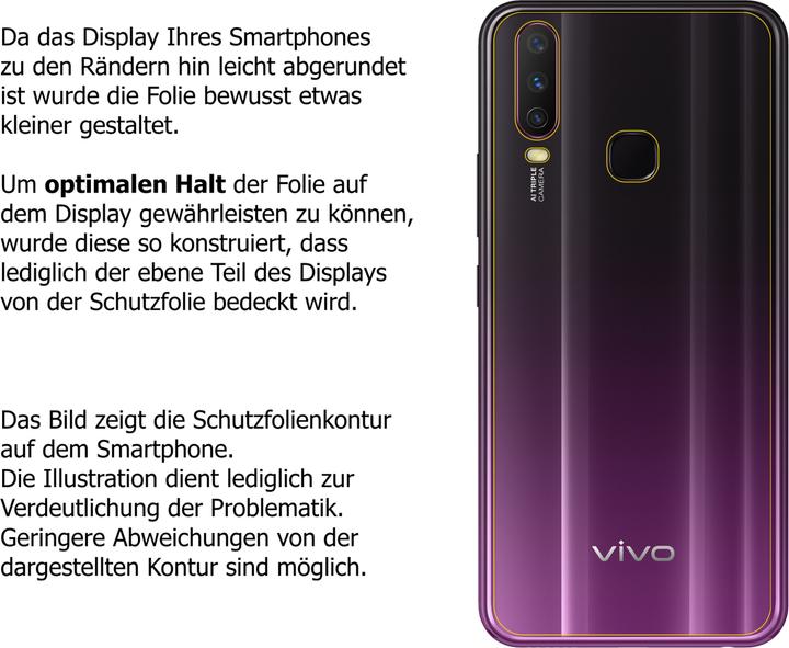 Actual product image Dipos Screen Protector Anti-Shock (1 Piece, Huawei Y3)