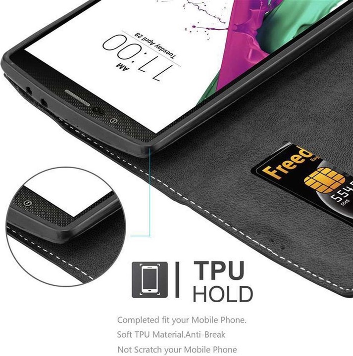 Produktbild Cadorabo Book X-Wallet Cover (LG G4, Motorola Moto G4 Plus)