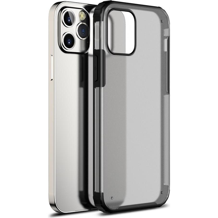 Screenguard Apple iPhone 12 Pro Anti-Impact Hülle mit 2m Fallschutz (Apple iPhone 12 Pro), Smartphone Hülle, Schwarz