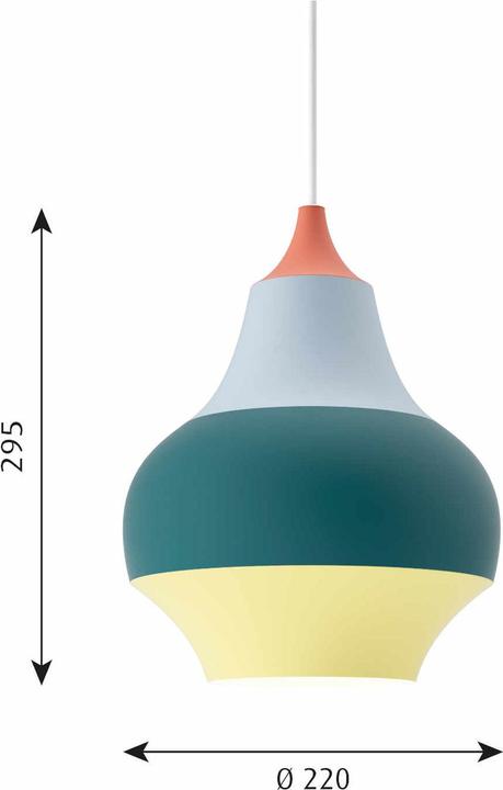 Blu chiaro, Giallo, Rosso, Turchese