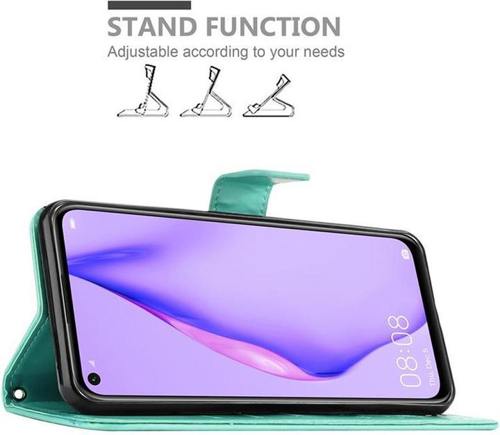 Actual product image Cadorabo Flower Book Cover (Huawei P40 Lite)
