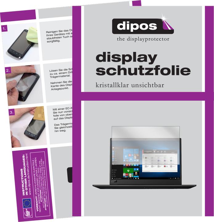Produktbild Dipos Displayschutzfolie Crystalclear (2 Stück, ThinkPad P1)