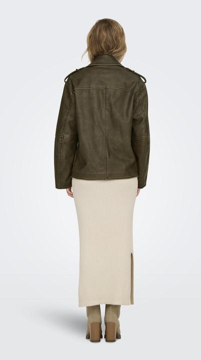 Produktbild Only Bandkragen Bikerjacke Kunstlederjacke (S)