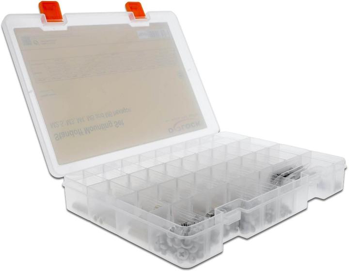 Produktbild Delock Abstandshalter Befestigungsset M2.5, M3, M4, M5 und M6 Sechskant 362 Stück