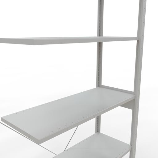 Actual product image Schulte Lagertechnik MULTIplus85 boltless bay system with cross brace