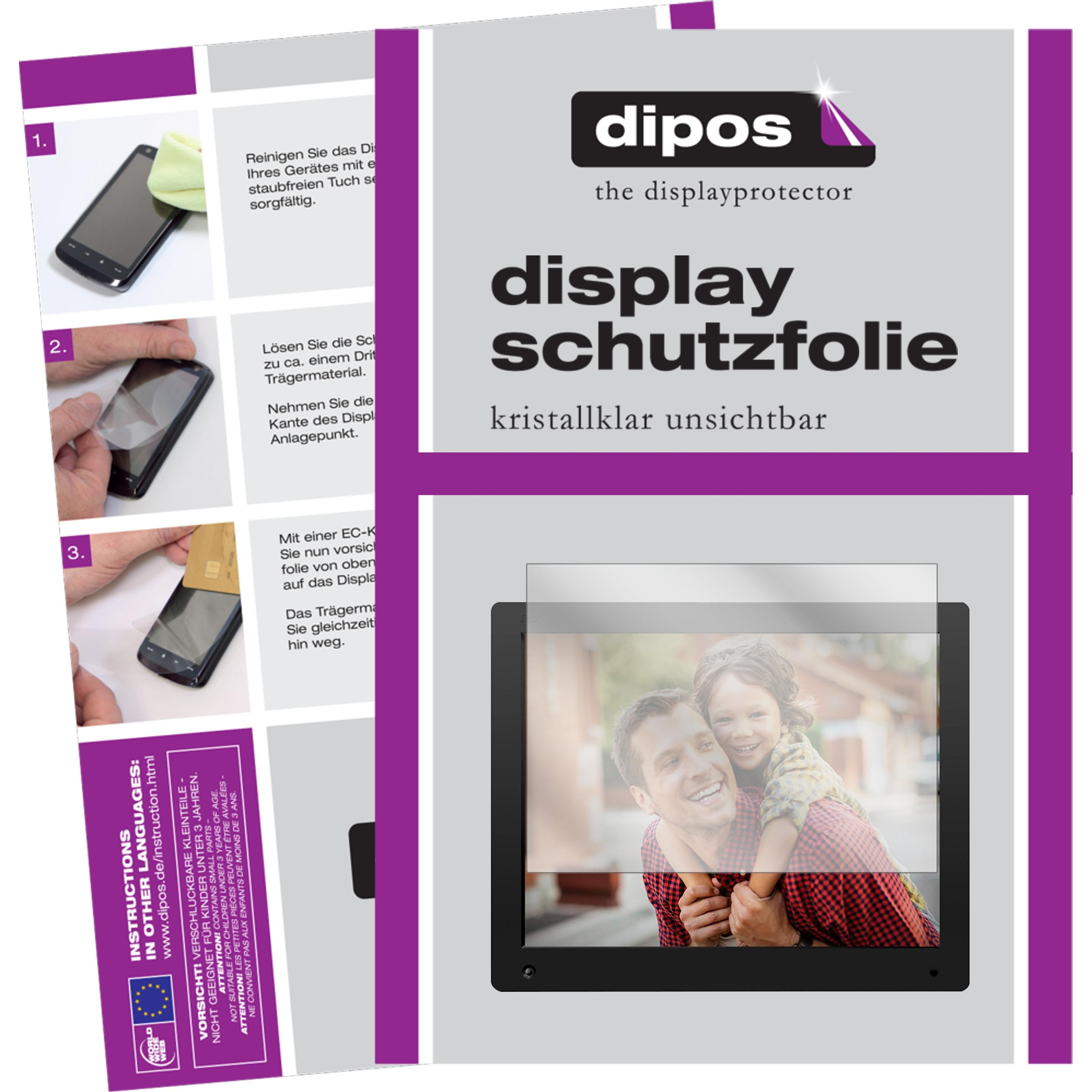 Dipos Displayschutzfolie Crystalclear (2 Stück, NIX Advance 15), Tablet Schutzfolie