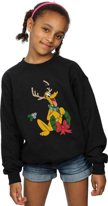 Produktbild Disney Pluto Christmas Reindeer Sweatshirt Mädchen (152, 158)
