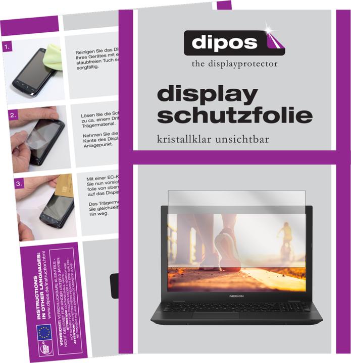 Produktbild Dipos Displayschutzfolie Crystalclear (2 Stück, Medion Akoya P6685)
