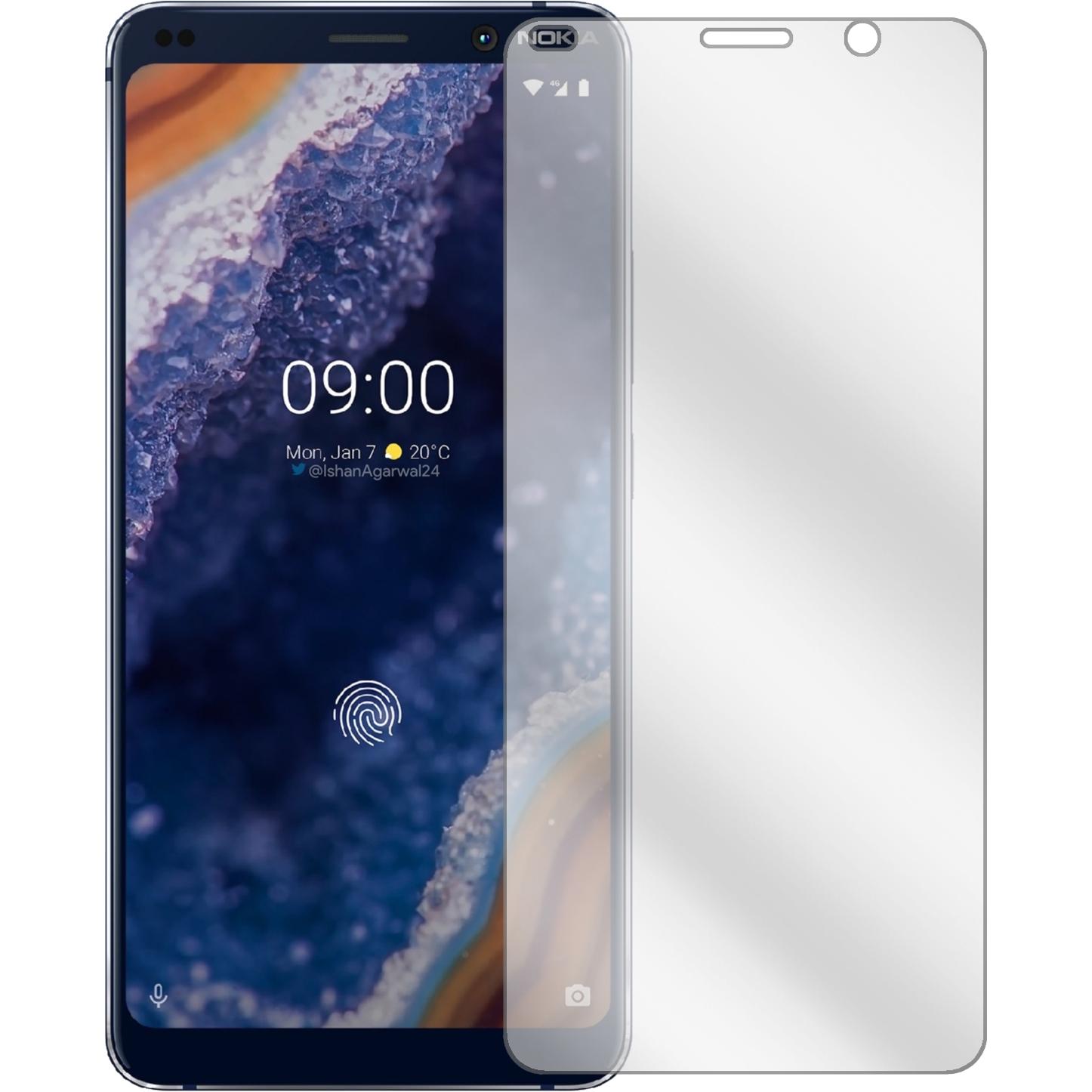 Thumbnail - Dipos Displayschutzfolie Crystalclear (2 Stück, Nokia 9 PureView), Smartphone Schutzfolie, Transparent