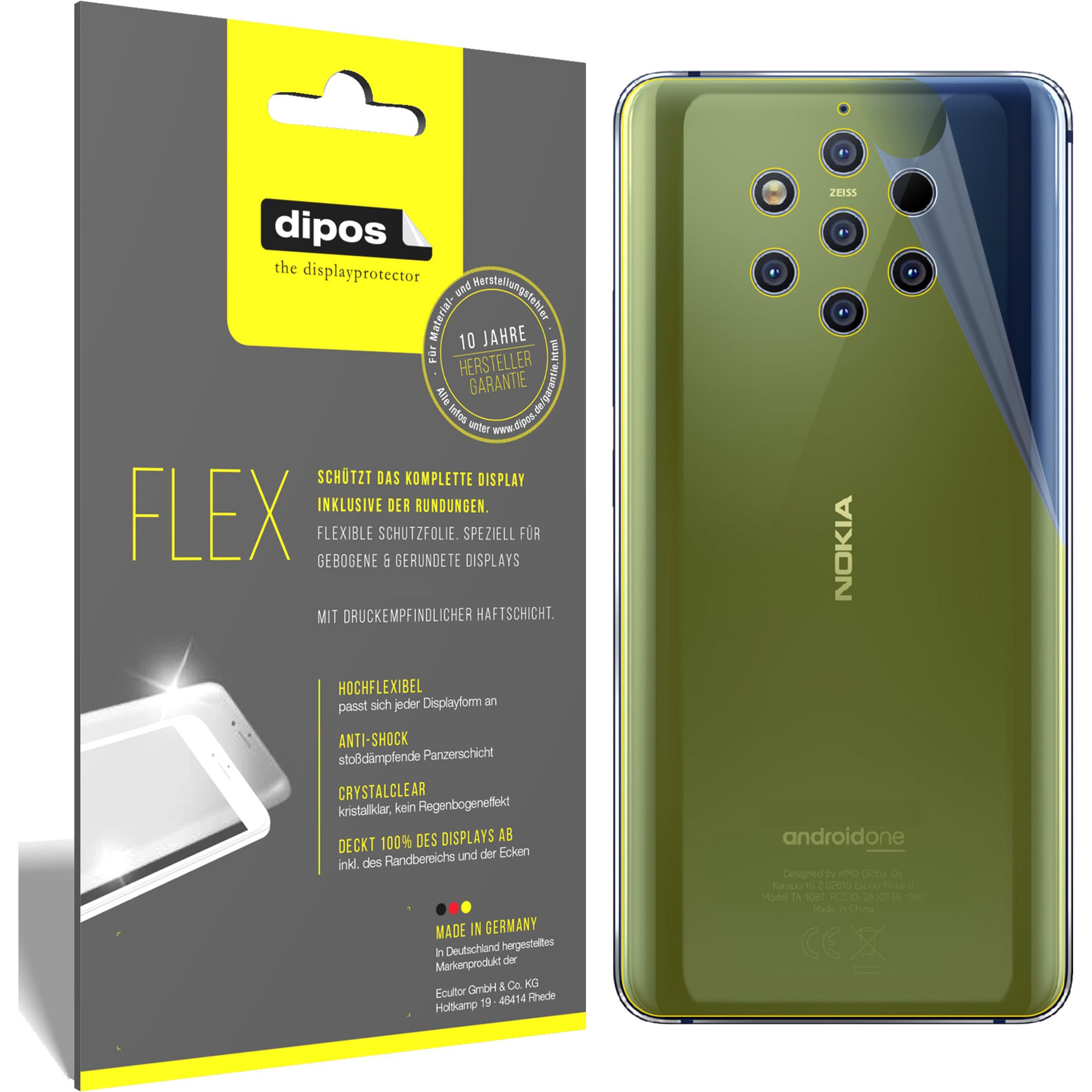 Thumbnail - Dipos Displayschutzfolie Full-Cover 3D (3 Stück, Nokia 9 PureView), Smartphone Schutzfolie, Transparent