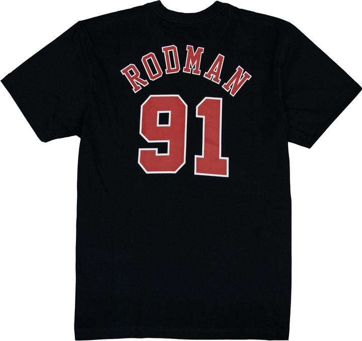 Actual product image Mitchell & Ness Shirt - Chicago Bulls Dennis Rodman blk L (L)