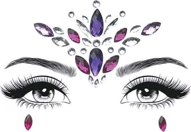 Produktbild Smiffys Face Jewels - Unicorn Fantasy