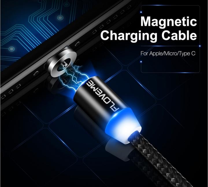 Produktbild Floveme Insnap MicroUSB Ladekabel mit magnetischem Stecker (USB 1.0)