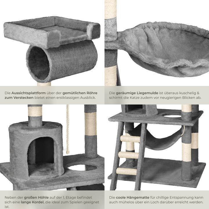 Actual product image tectake Stokeley (141 cm, Grey)