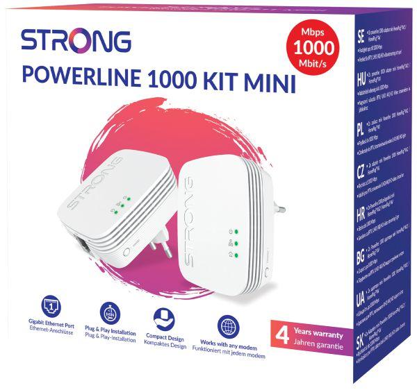 Produktbild Strong Powerline 1000 Mini 2er-Pack (1000 Mbit/s)