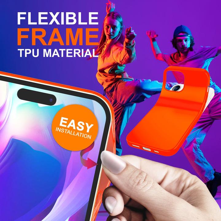 Productafbeelding Nalia Neon Silicone Hoesje (Apple iPhone 14 Pro Max)