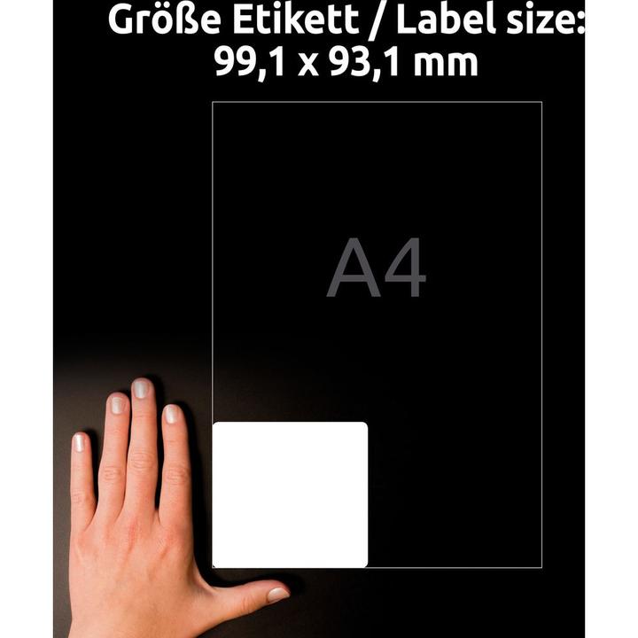 Produktbild Avery Etiketten weiss