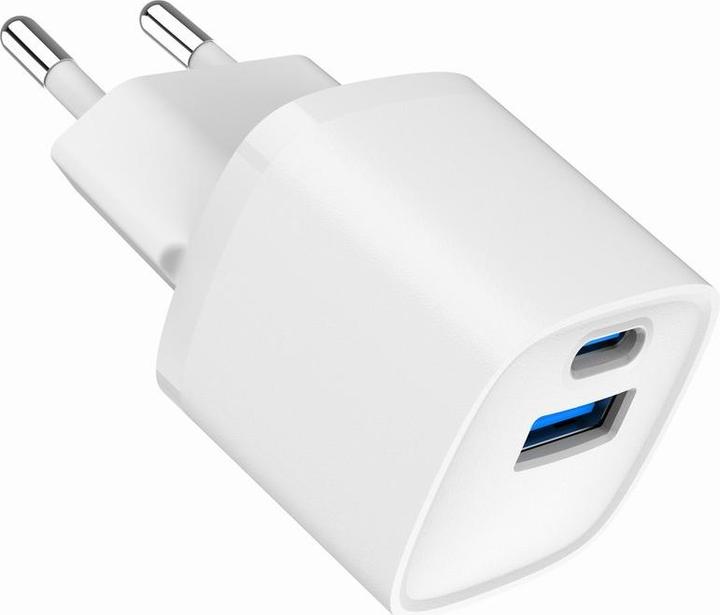 Image du produit Gembird CHARGER USB UNIVERSAL 20W WHT/2P AC TA-ACPDQC20-01-W (20 W, 2 ports)