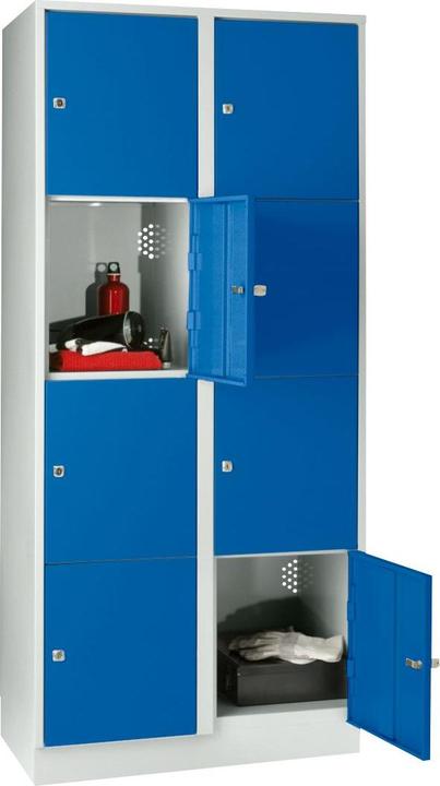 Gentian blue, Light grey RAL 7035