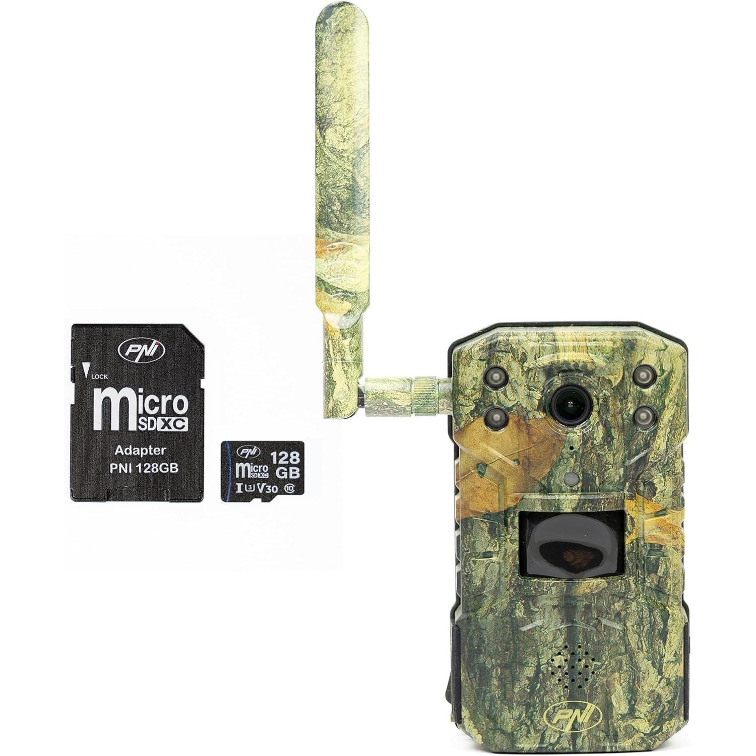 PNI Jachtcamera-Pakket mit 4G LTE, Nachtblick, Bewegungsmelder und Cloudspeicher (58259187)