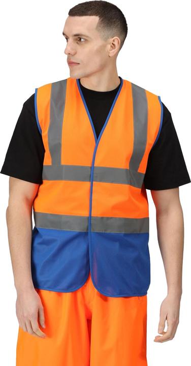 Actual product image Regatta Mens Pro Two Tone Hi-Vis Vest (L)