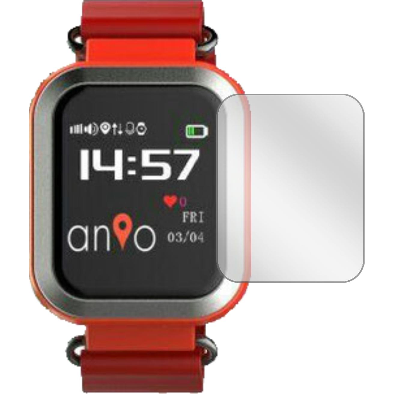 Dipos Displayschutzfolie Crystalclear, Smartwatch Schutzfolie, Transparent