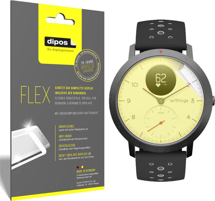 Image du produit Dipos Film de Protection d’écran Full-Cover 3D (Acier HR Sport)