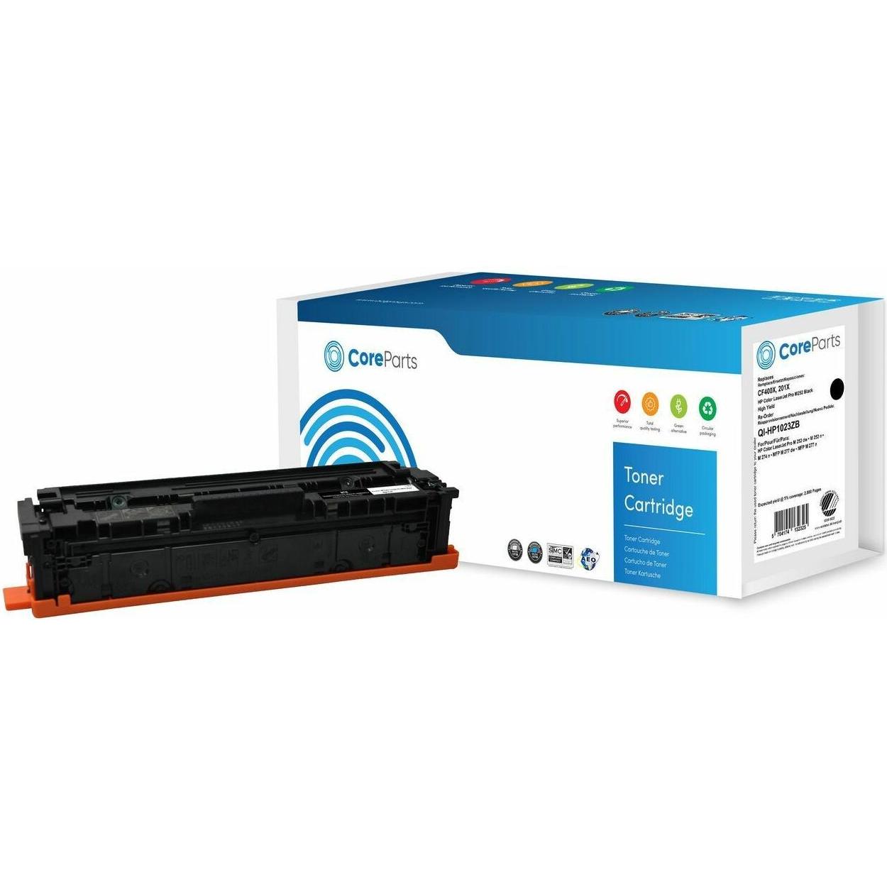 CoreParts, Toner, QI-HP1023ZB Tonerkartusche (e) Kompatibel (BK)