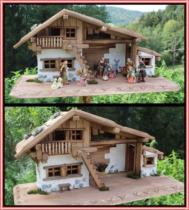 Produktbild Holzbau Fuchs Weihnachtskrippe W20