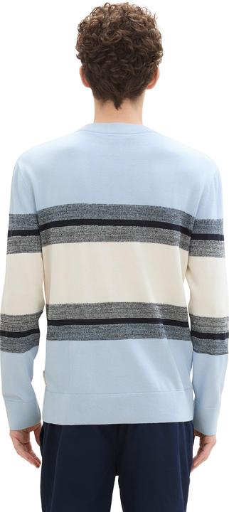 Produktbild Tom Tailor block stripes crewneck knit (L, M)