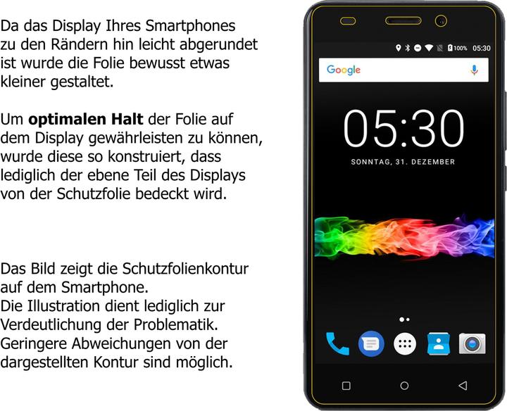 Produktbild Dipos Displayschutzfolie Crystalclear (5 Stk., Swisstone SD 530)