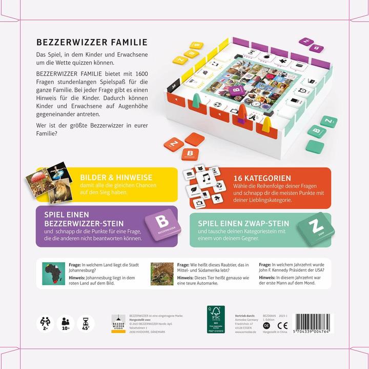 Immagine prodotto Bezzerwizzer Famiglia (Tedesco, 2 - 10 Giocatori)