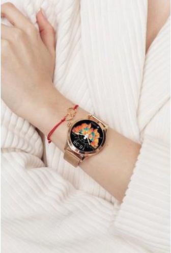 Actual product image Maxcom FW42 GOLD smartwatch / sport watch (1.09") TFT (40 mm)