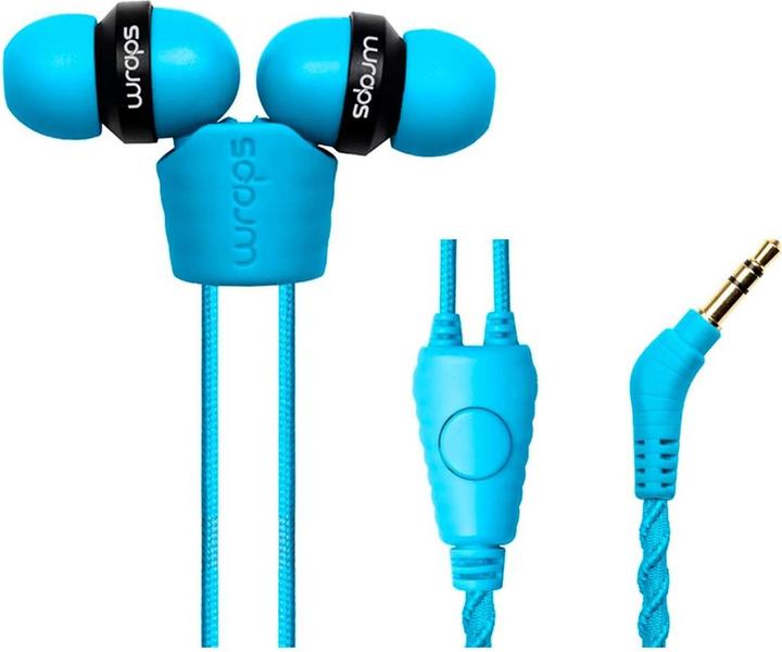 Actual product image Wraps Headphones Talk Line, Fabric, One Button Mic. (Cable)