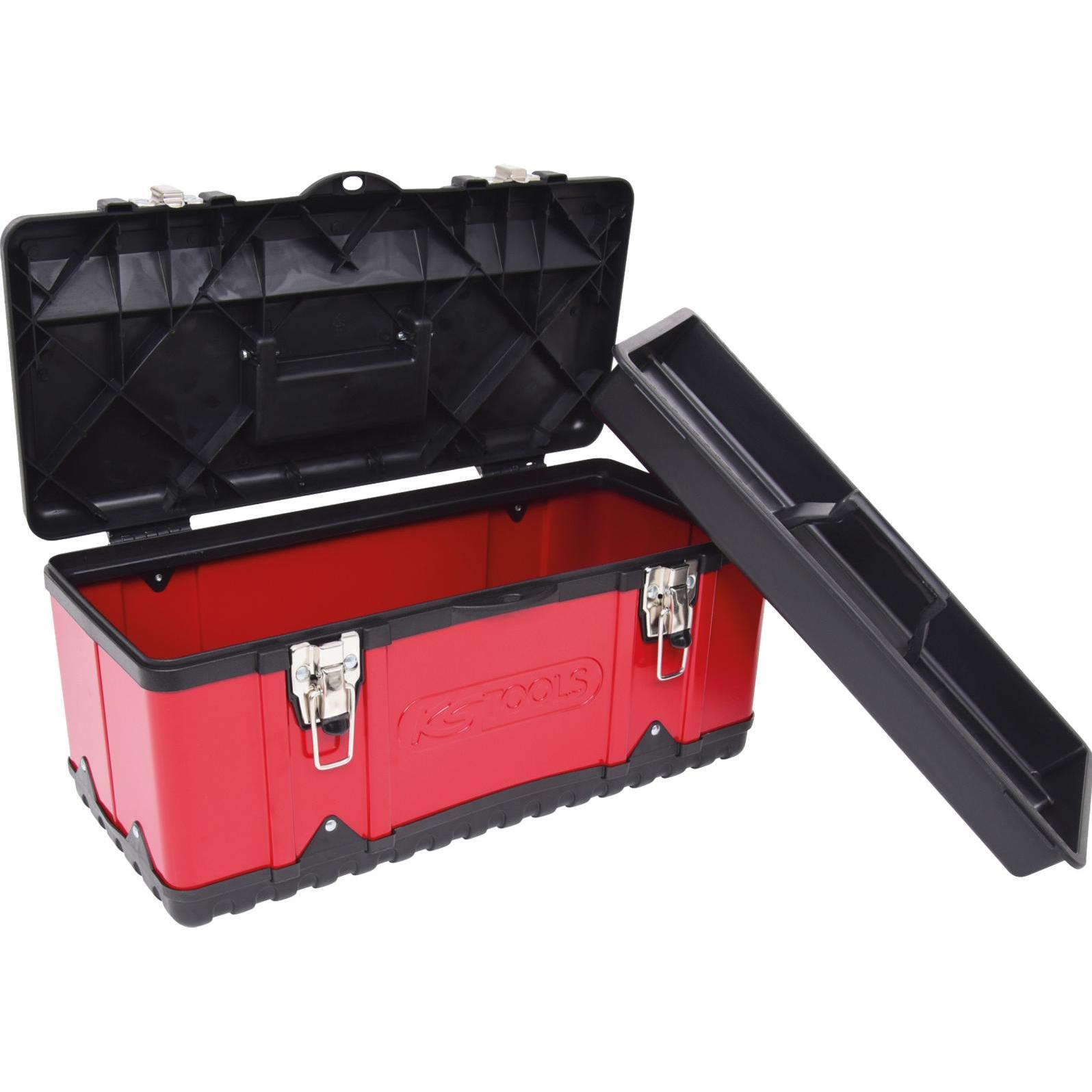 KS Tools, Werkzeugkoffer, Kunststoff-Stahlblech-Werkzeugkiste